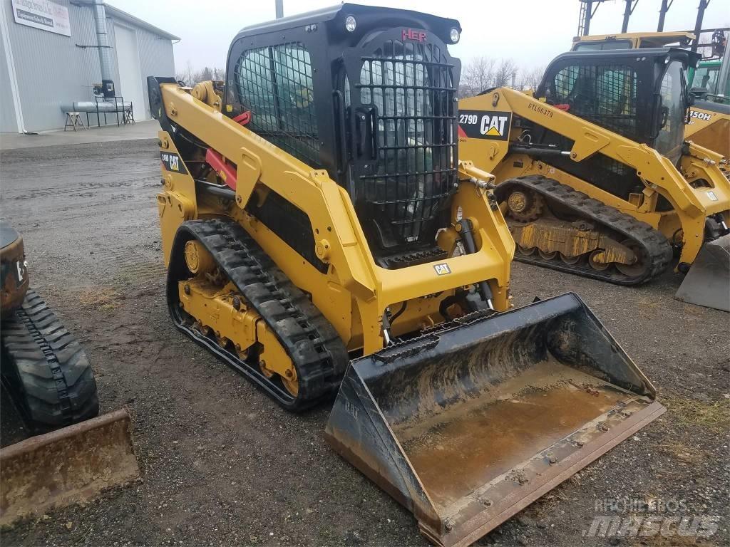 CAT 249D Krautuvai su šoniniu pasukimu