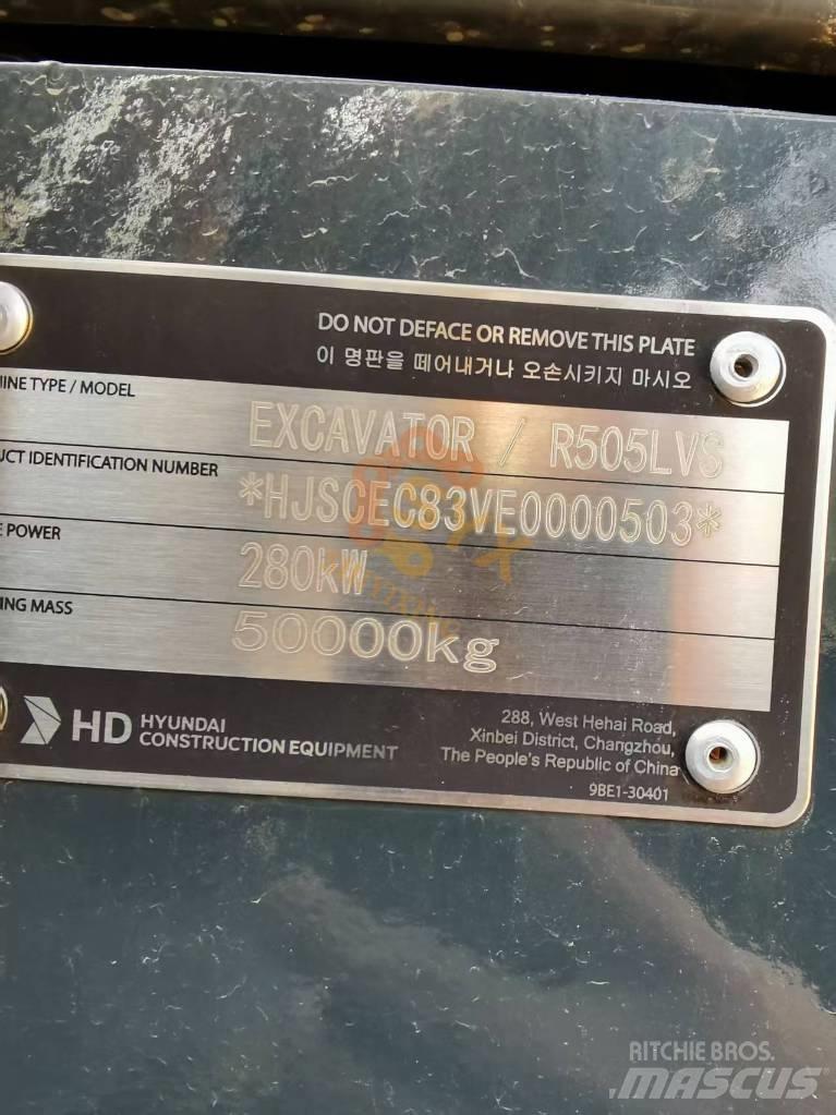 Hyundai R 505 L VS Vikšriniai ekskavatoriai