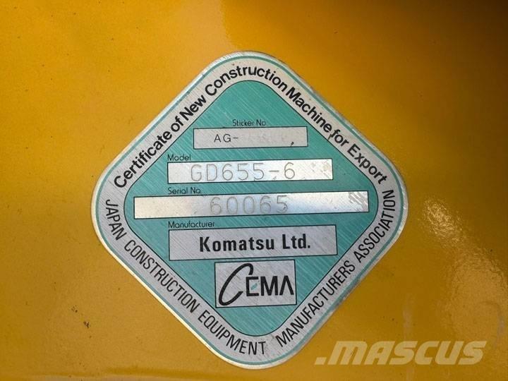 Komatsu GD 655-6 Greideriai