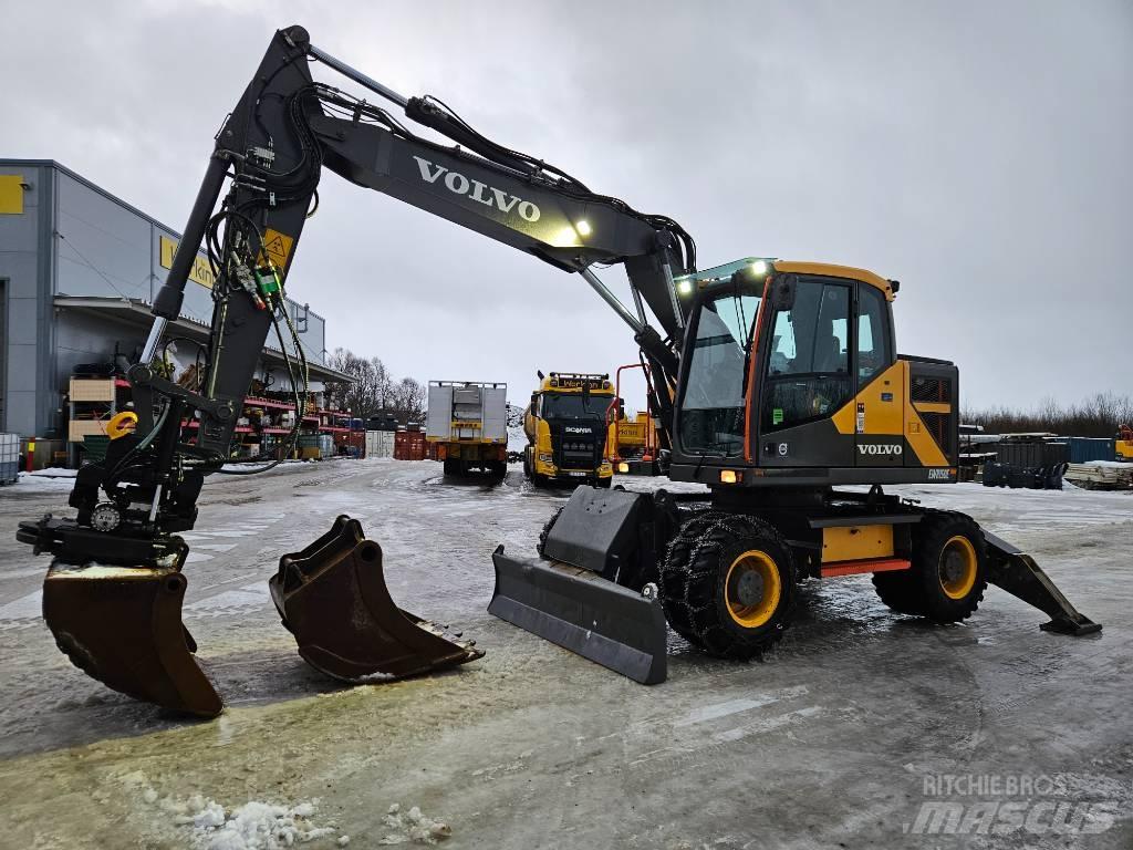 Volvo EWR 150 Ratiniai ekskavatoriai