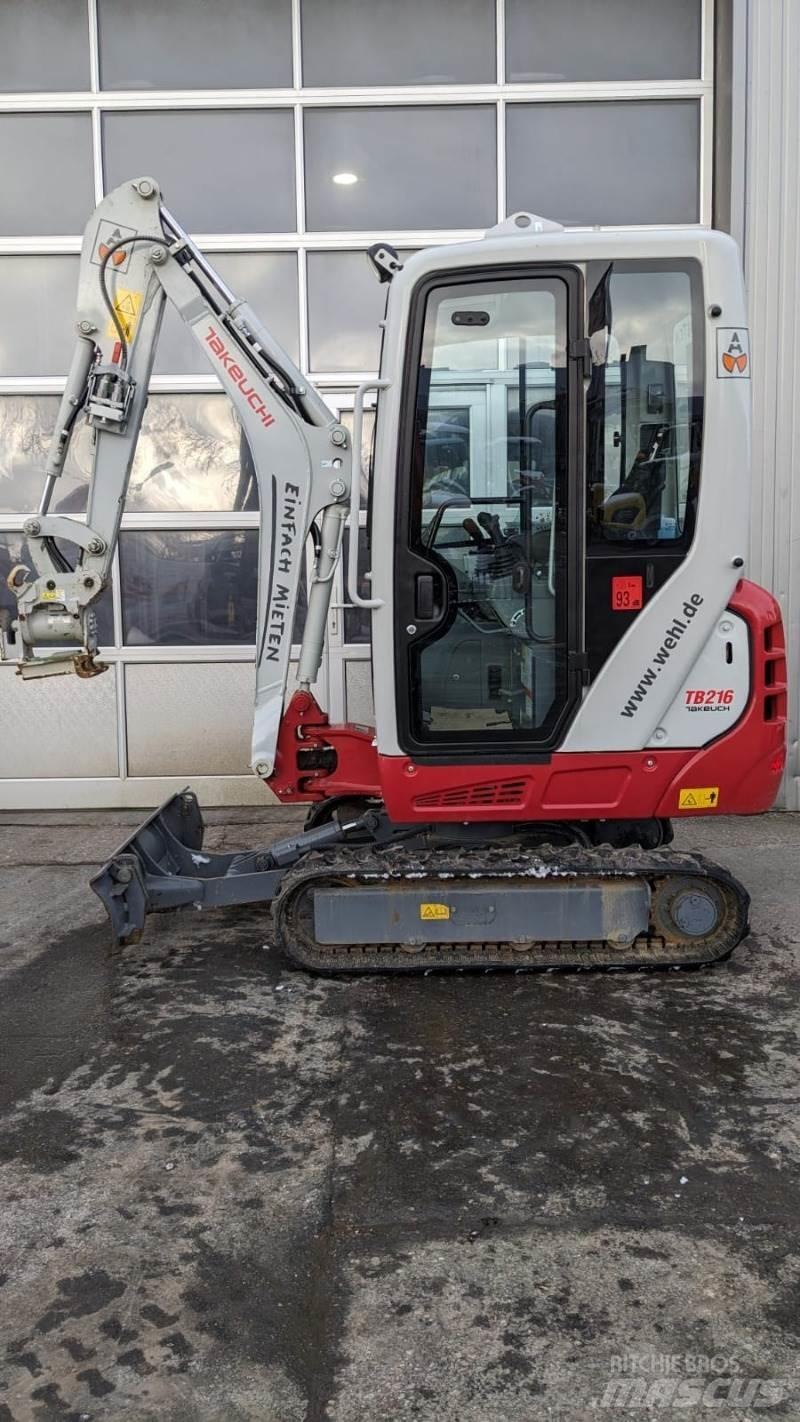 Takeuchi TB216AV4 Mini ekskavatoriai < 7 t