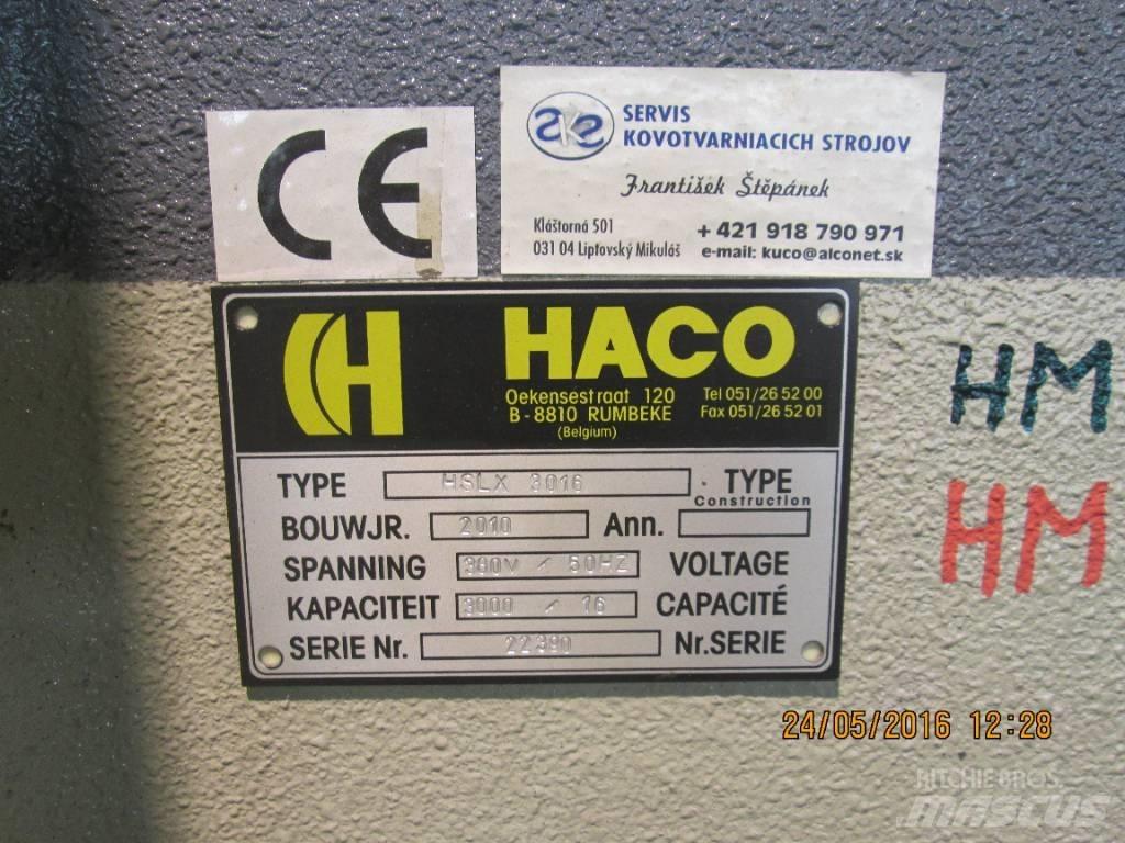  HACO HSLX 3016 Statyba - Kita