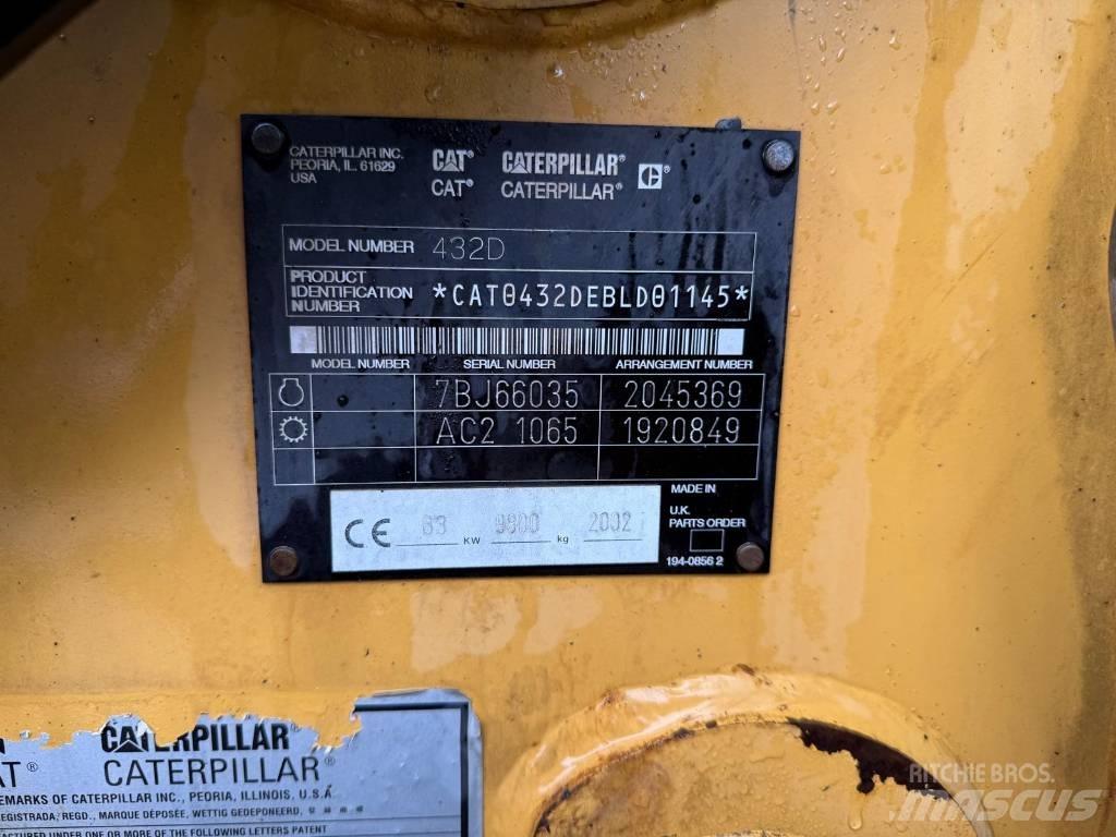 CAT 432 D 4x4 Ekskavatoriniai krautuvai
