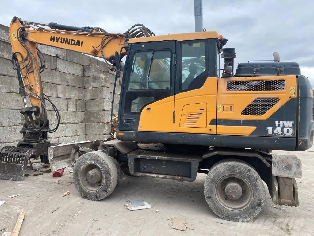 Hyundai HW 140 Ratiniai ekskavatoriai