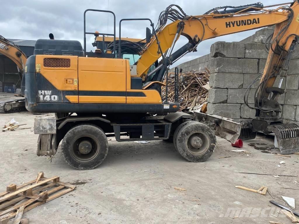 Hyundai HW 140 Ratiniai ekskavatoriai