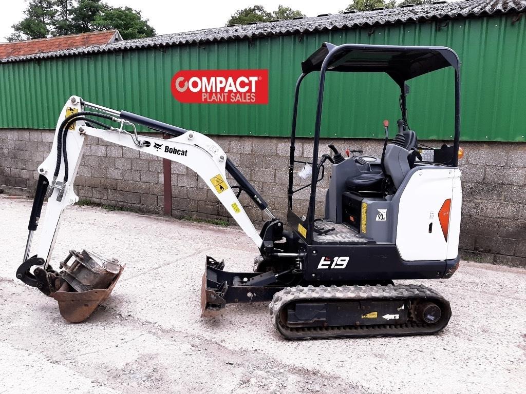 Bobcat E 19 Mini ekskavatoriai < 7 t