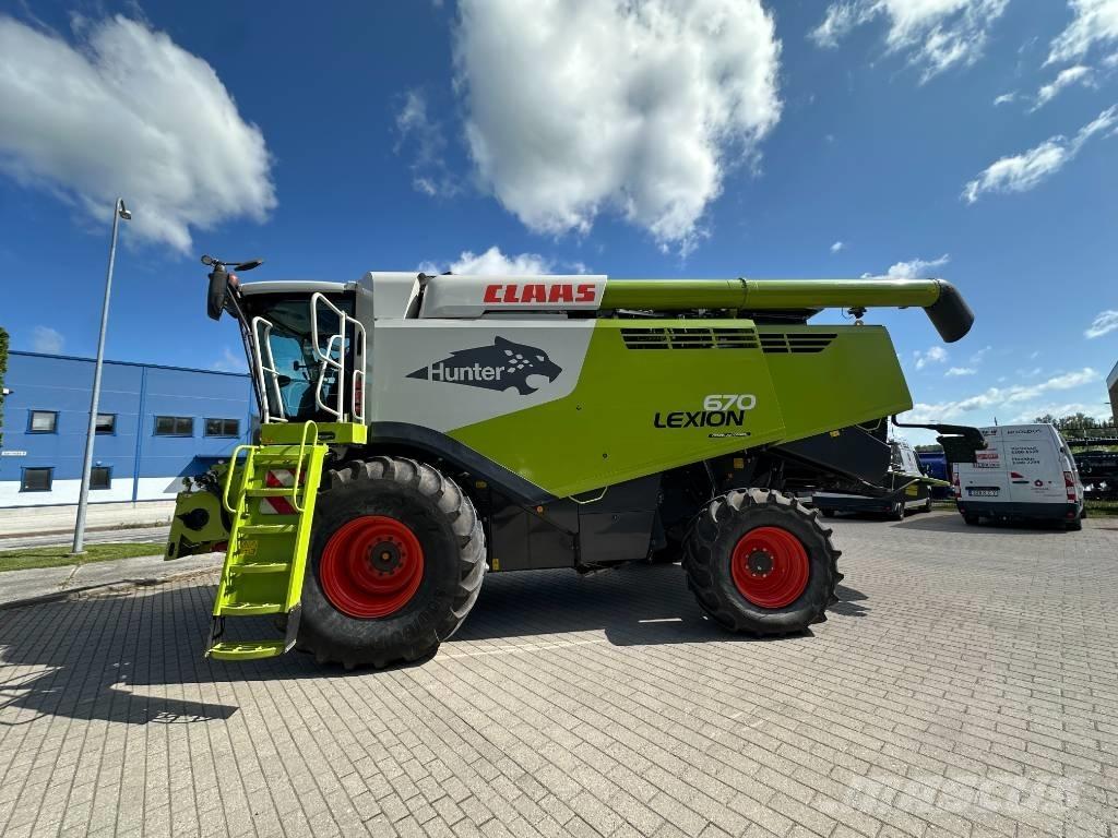 CLAAS Lexion 670 Derliaus nuėmimo kombainai