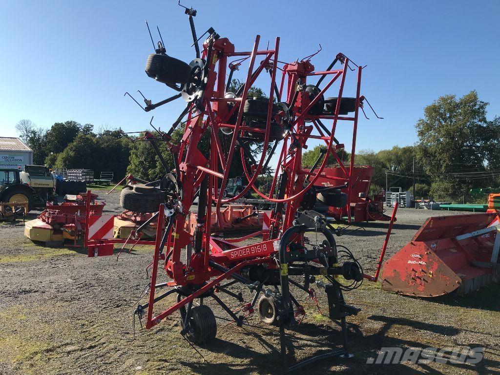 SIP SPIDER 915 / 8 Šieno grėbliai ir vartytuvai