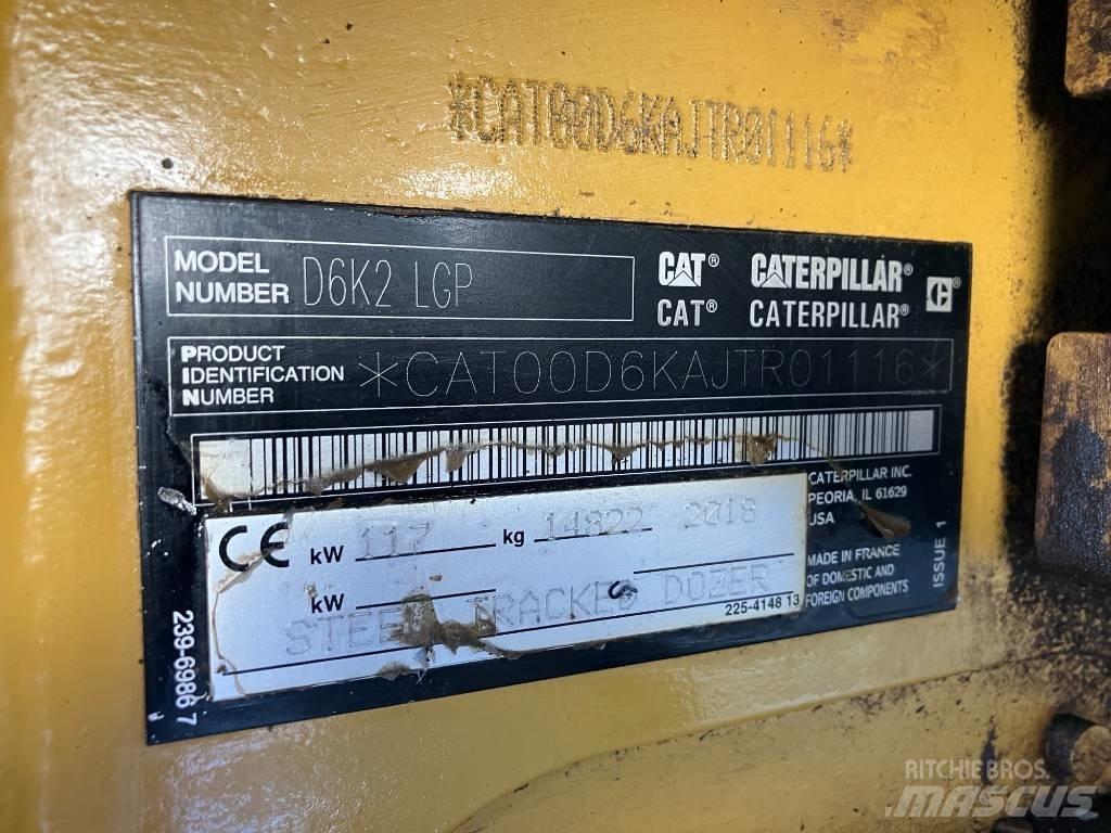 CAT D6K2 LGP Vikšriniai buldozeriai