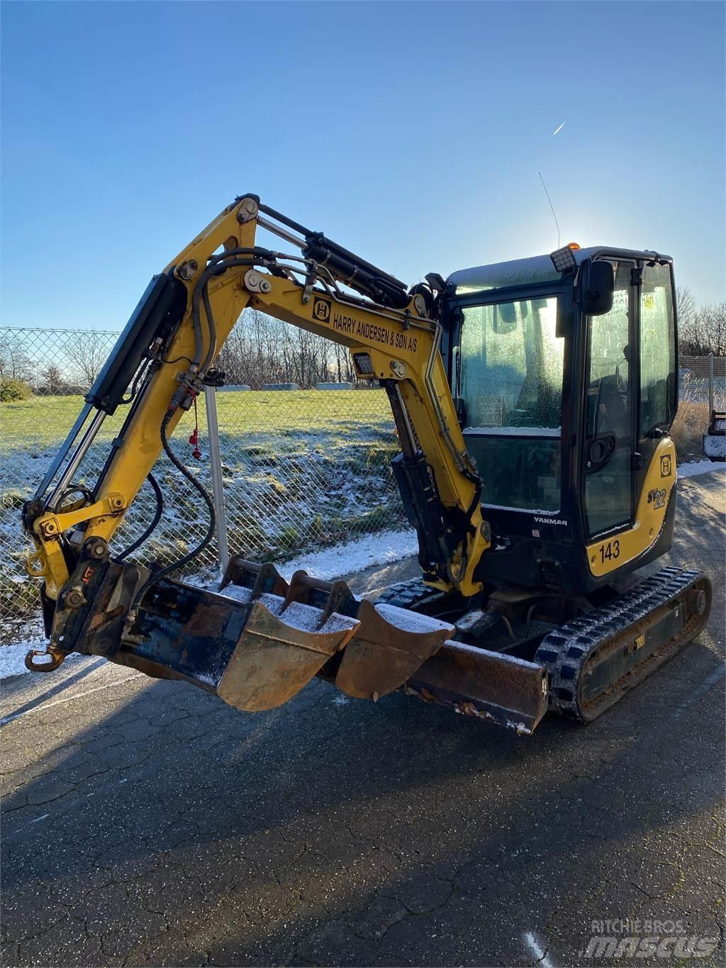 Yanmar SV22 Mini ekskavatoriai < 7 t