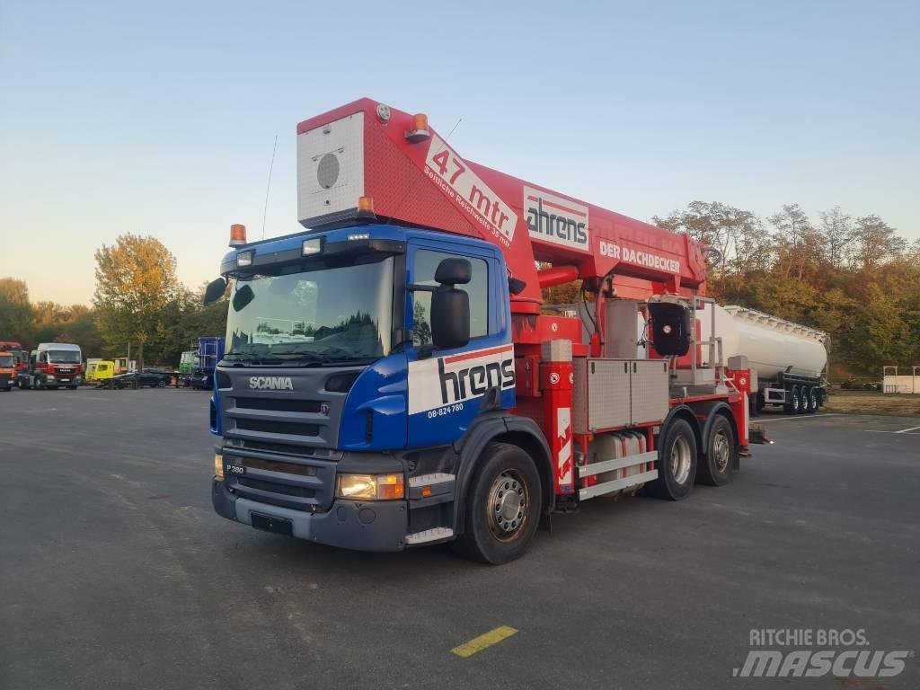 Scania P 380 Ant vilkikų montuojamos kėlimo platformos