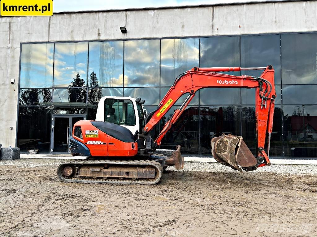 Kubota KX 080-3 Vidutinės galios ekskavatoriai 7-12 t