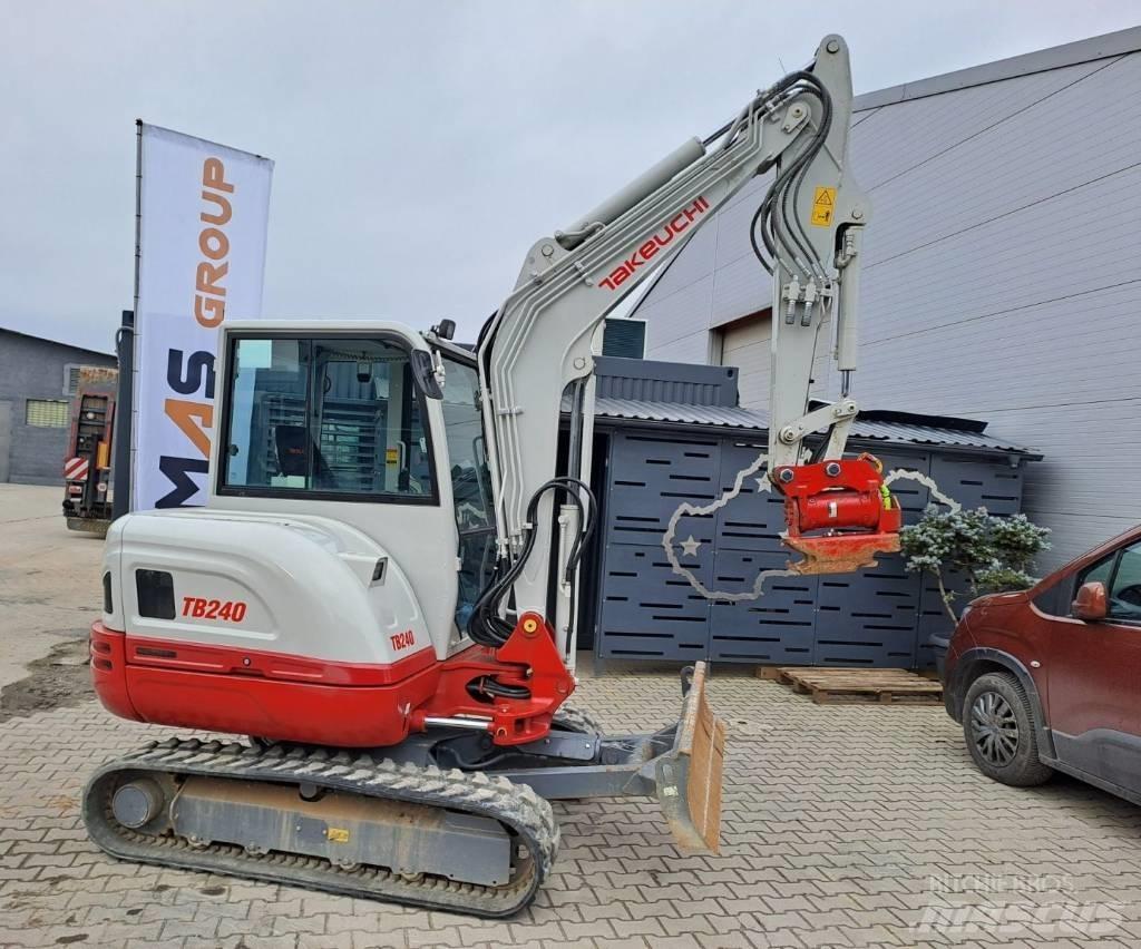 Takeuchi TB 240 Mini ekskavatoriai < 7 t