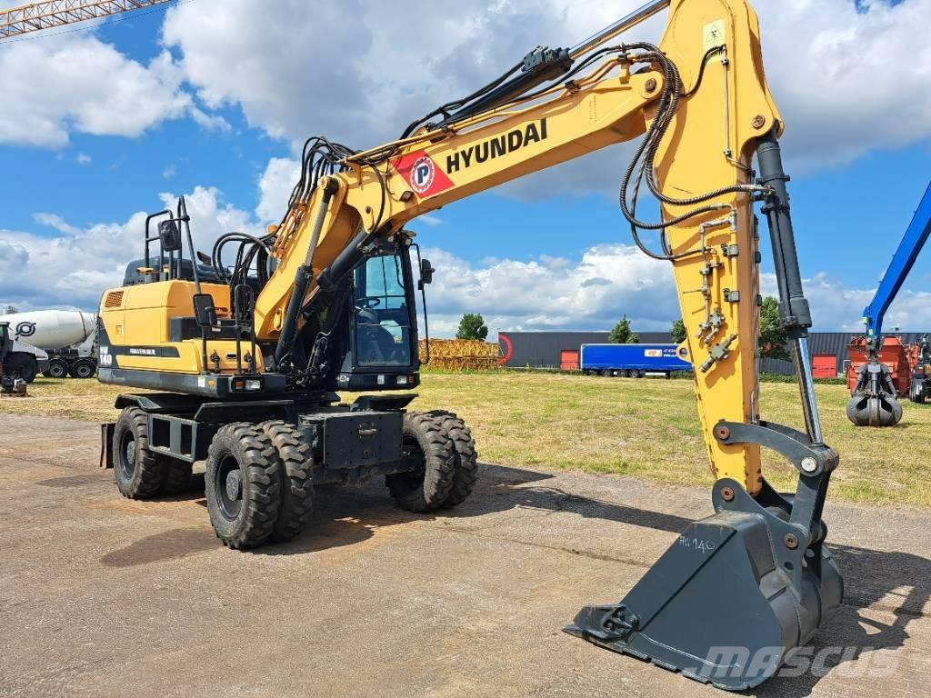 Hyundai HW140 Ratiniai ekskavatoriai