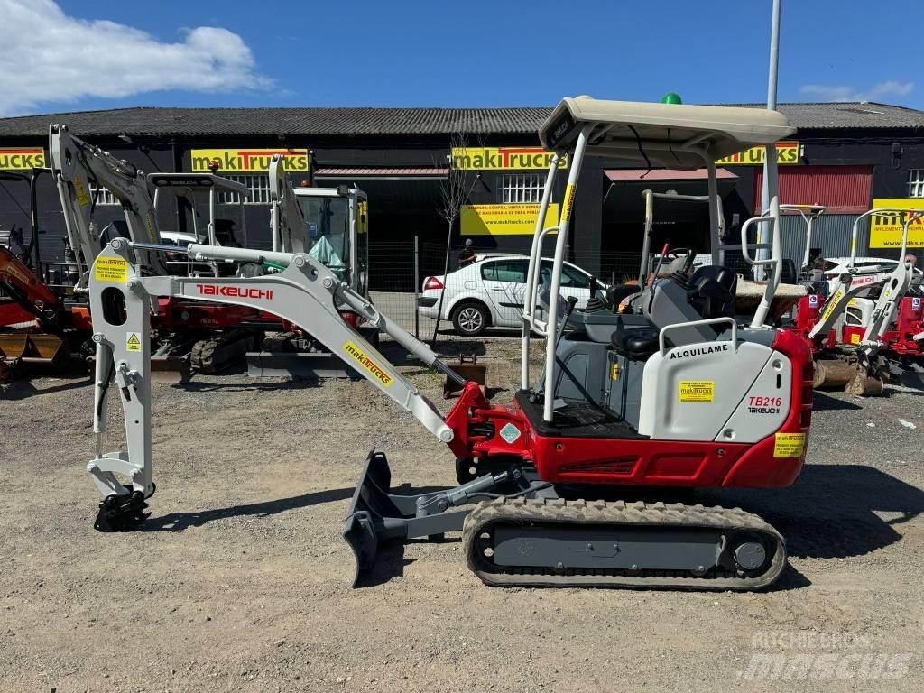 Takeuchi TB 216 Mini ekskavatoriai < 7 t