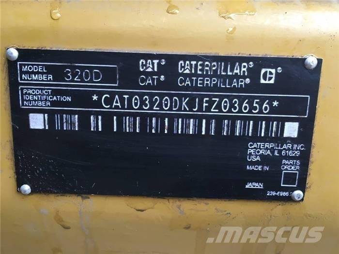 CAT 320 D Vikšriniai ekskavatoriai