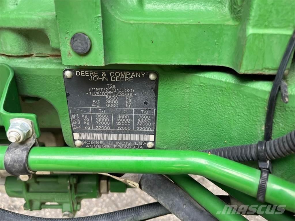 John Deere 5100R Traktoriai