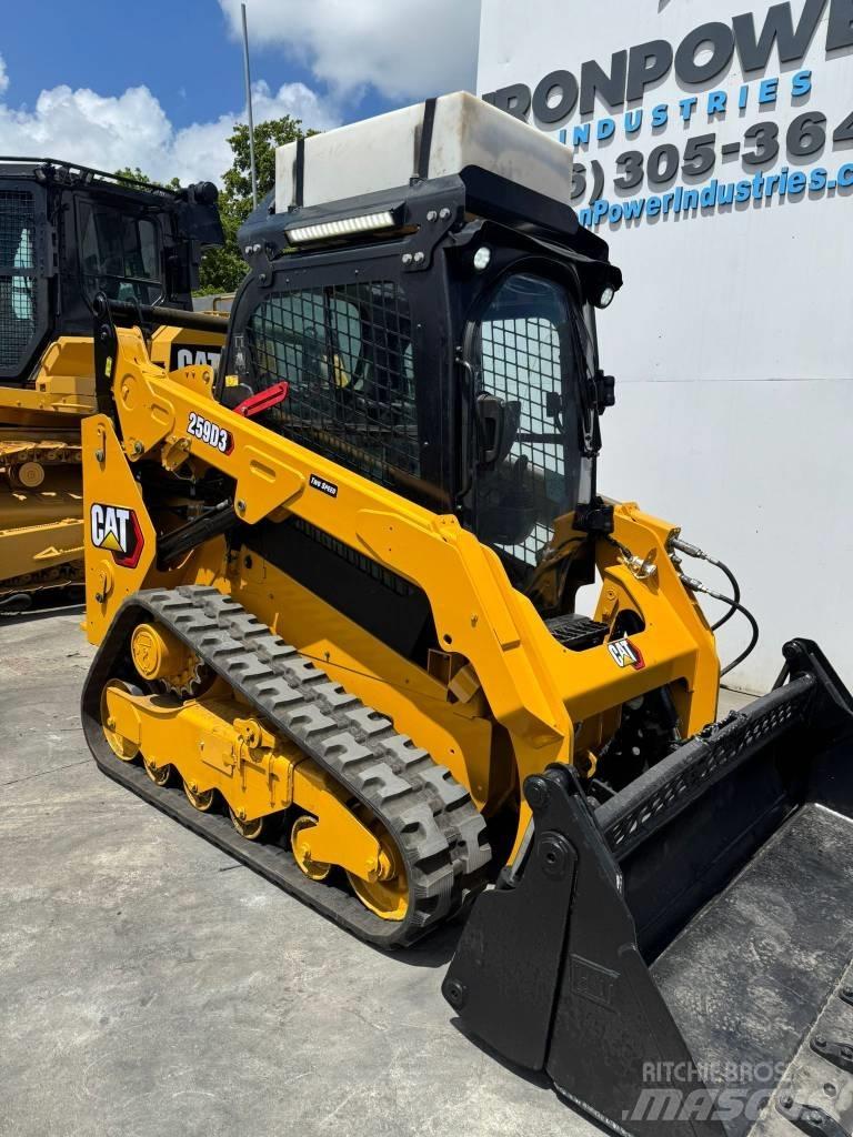 CAT 259D3 Krautuvai su šoniniu pasukimu