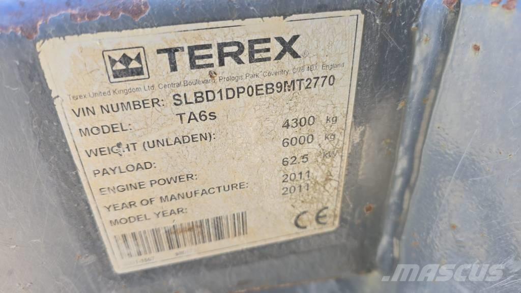 Terex TA 6 Statybiniai savivarčiai sunkvežimiai