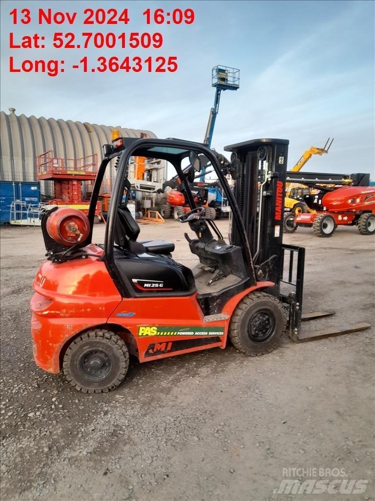 Manitou MI 25 G LPG (dujiniai) krautuvai