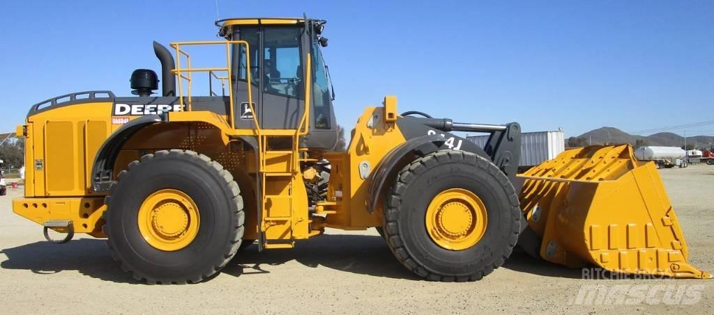 John Deere 844 J Naudoti ratiniai krautuvai