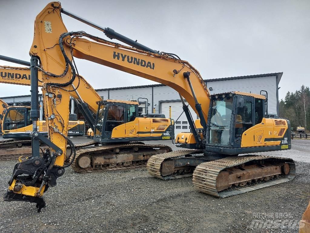 Hyundai HX 220 L Vikšriniai ekskavatoriai