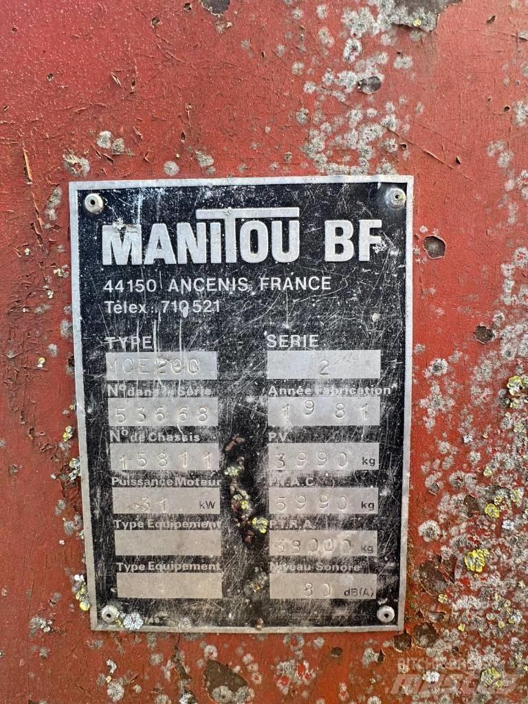 Manitou MCE 20 C Dyzeliniai krautuvai