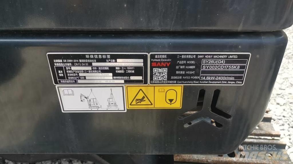 Sany SY 26 C Vikšriniai ekskavatoriai