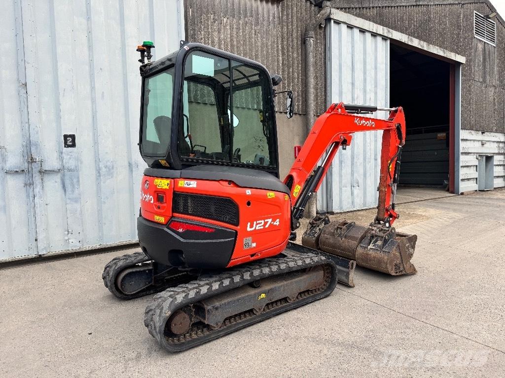 Kubota U 27 Mini ekskavatoriai < 7 t