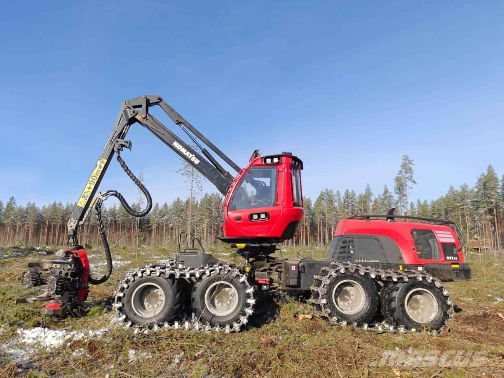 Komatsu 931 XC Miško technika (Harvesteriai)