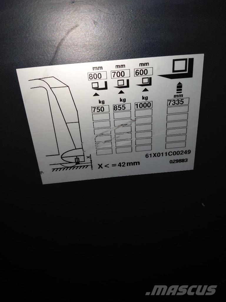 Linde K 10 Siaurų praėjimų krautuvai