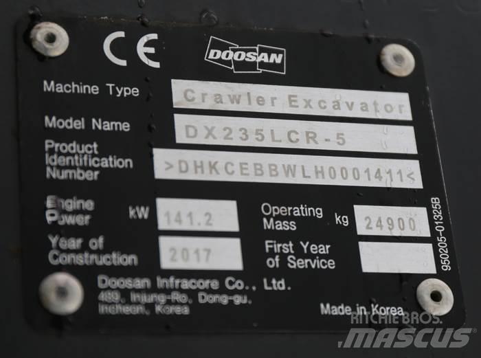 Doosan DX235LCR-5 Vikšriniai ekskavatoriai