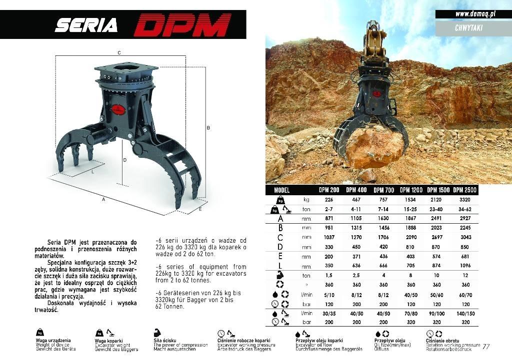  DEMOQ DPM1500 Griebtuvai