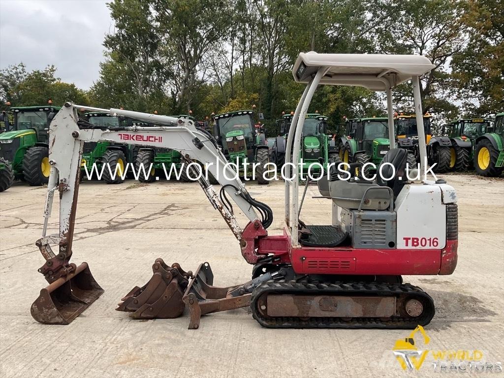 Takeuchi TB 016 Mini ekskavatoriai < 7 t