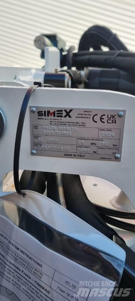 Simex PL1000 Asfalto mašinų priedai