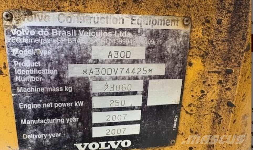 Volvo A 30 D Karjeriniai savivarčiai
