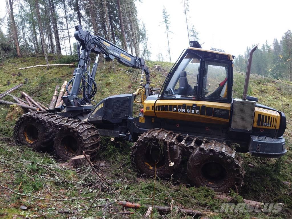 Ponsse ERGO 8W Miško technika (Harvesteriai)