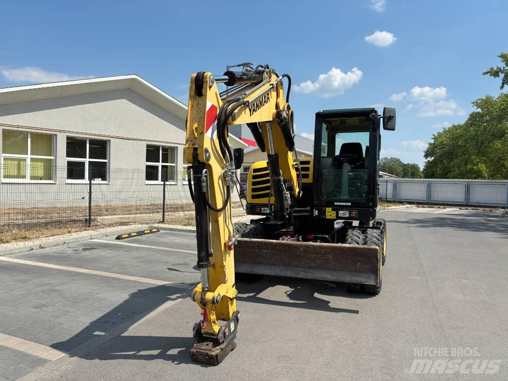 Yanmar B 95 W Vidutinės galios ekskavatoriai 7-12 t