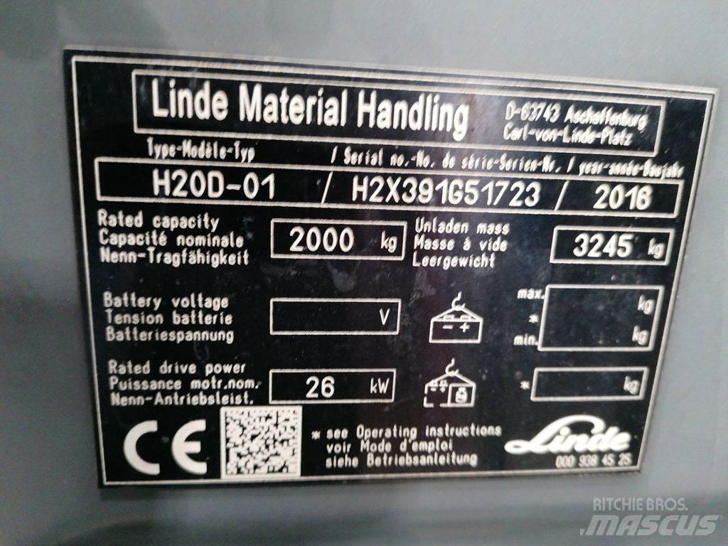 Linde H20D-01 Dyzeliniai krautuvai