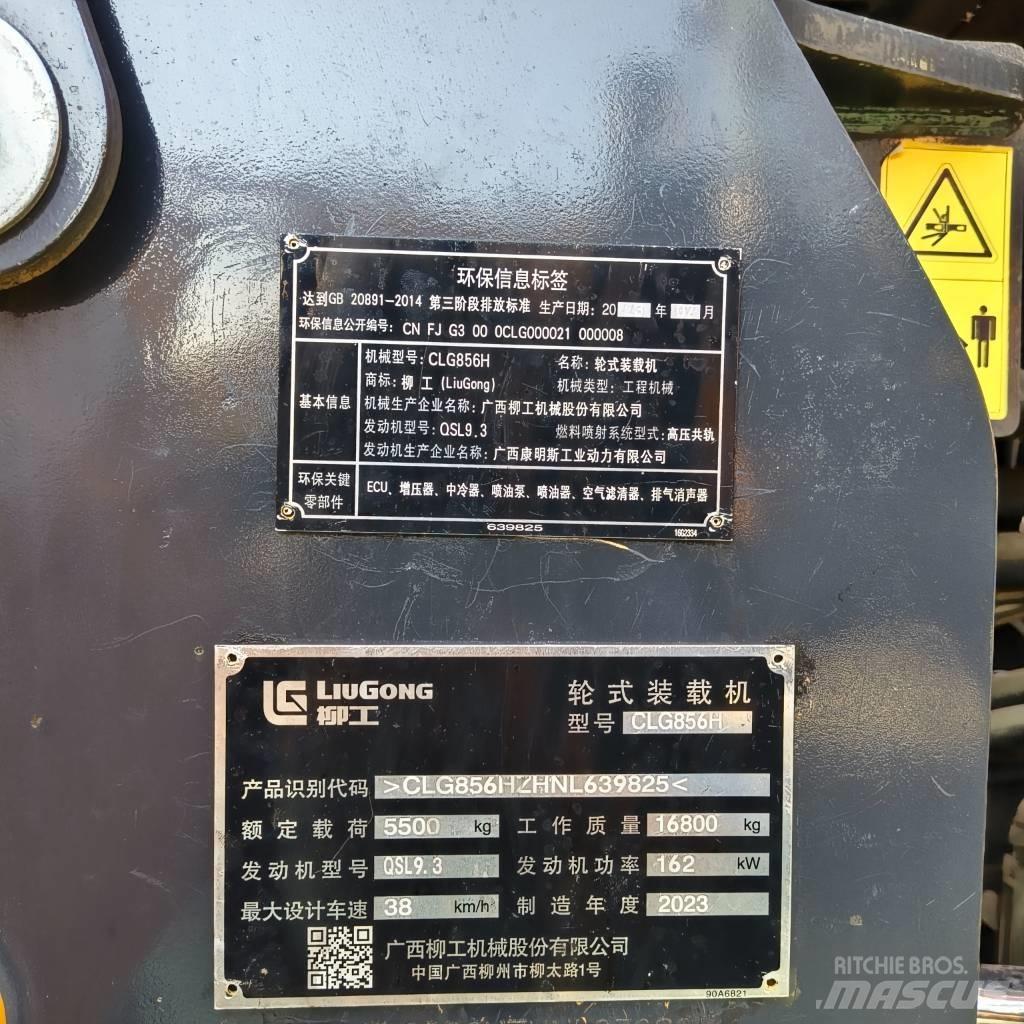 LiuGong 865H Naudoti ratiniai krautuvai