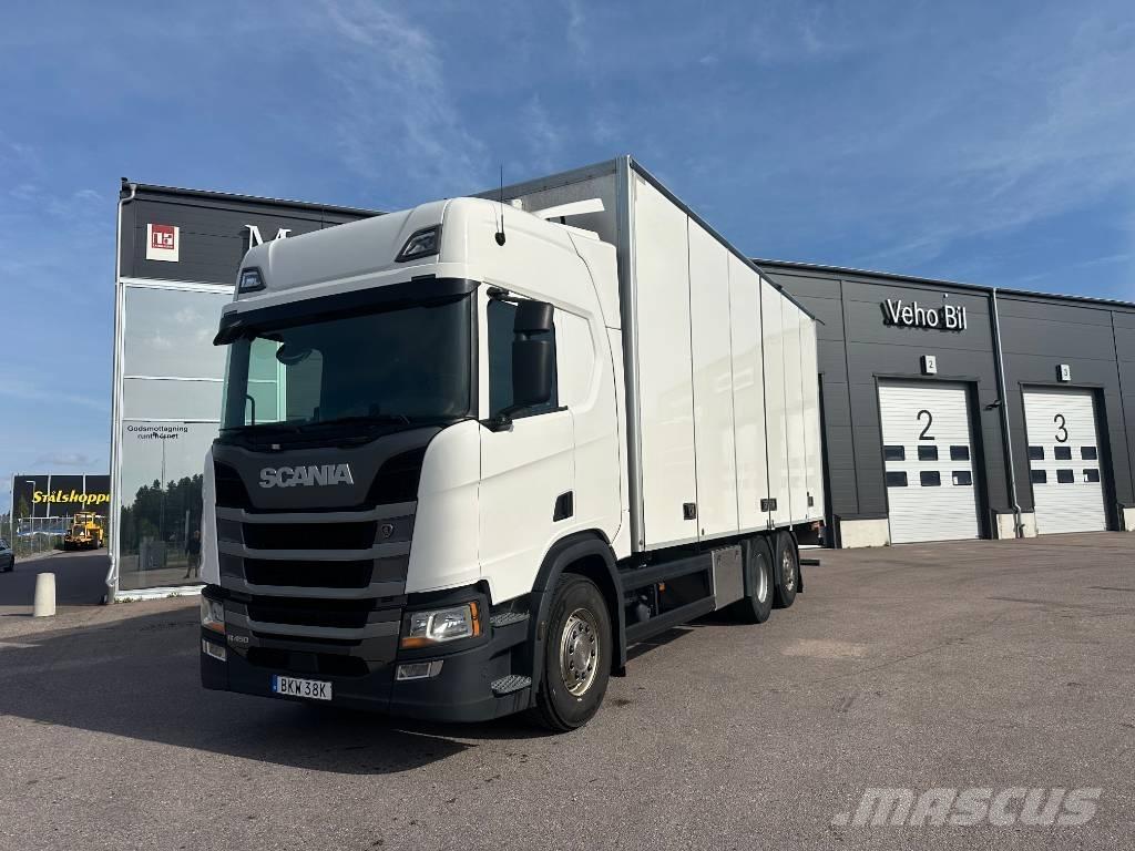 Scania R 450 6x2 Sunkvežimiai su dengtu kėbulu