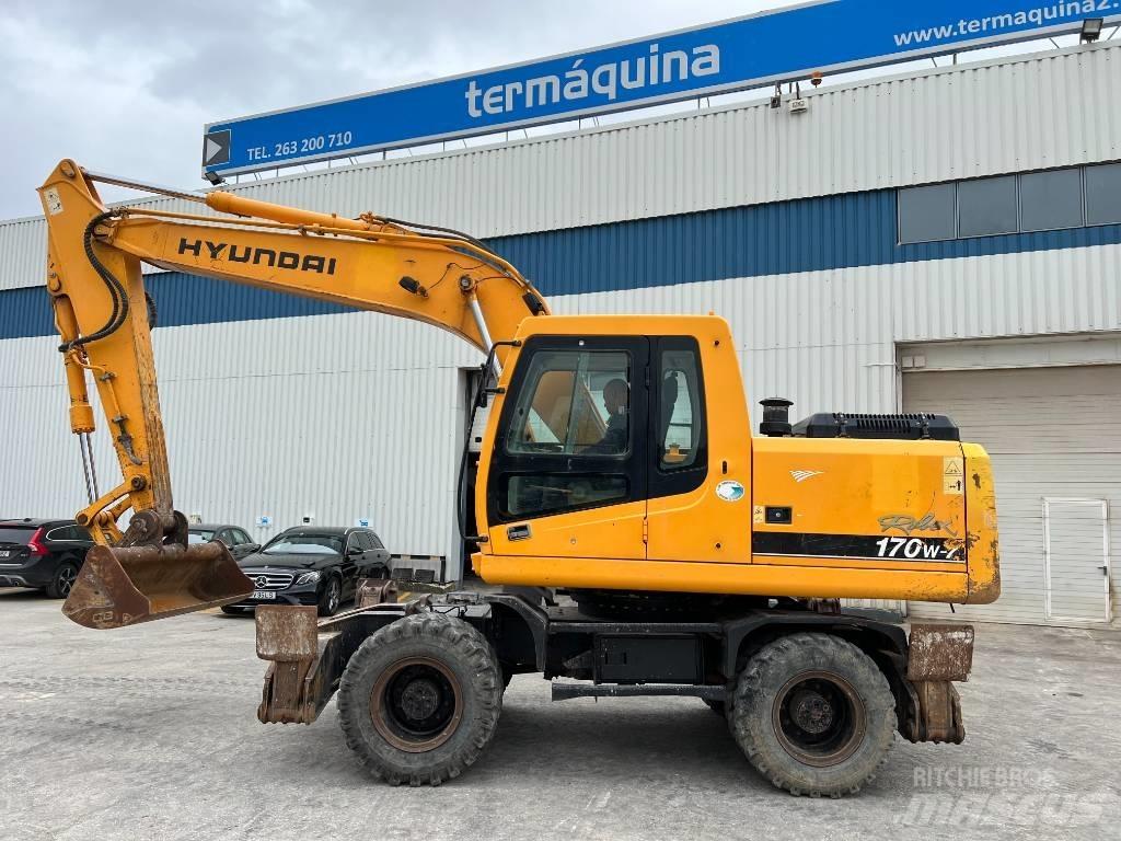 Hyundai R 170W-7 Ratiniai ekskavatoriai
