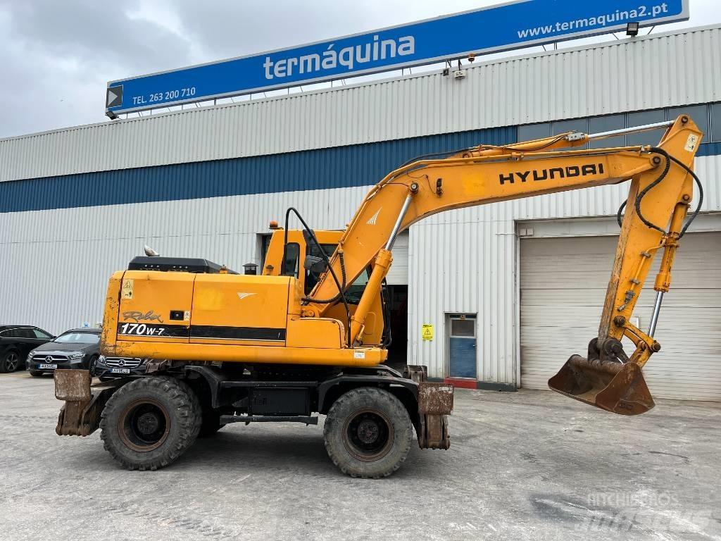 Hyundai R 170W-7 Ratiniai ekskavatoriai