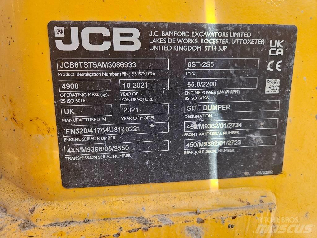 JCB 6ST-2S5 Karjeriniai savivarčiai
