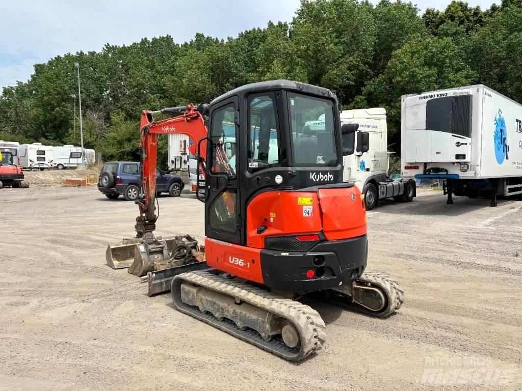 Kubota U 36-4 Mini ekskavatoriai < 7 t