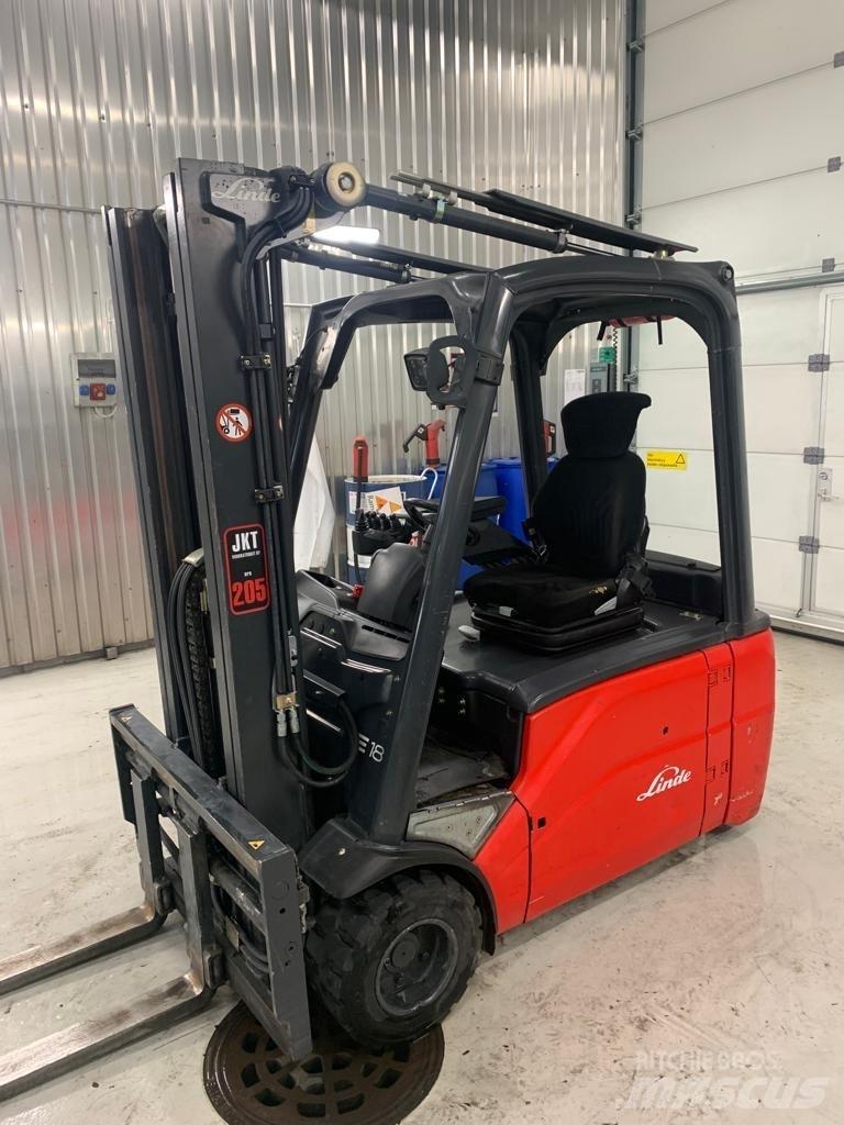 Linde E18 L Elektriniai šakiniai krautuvai