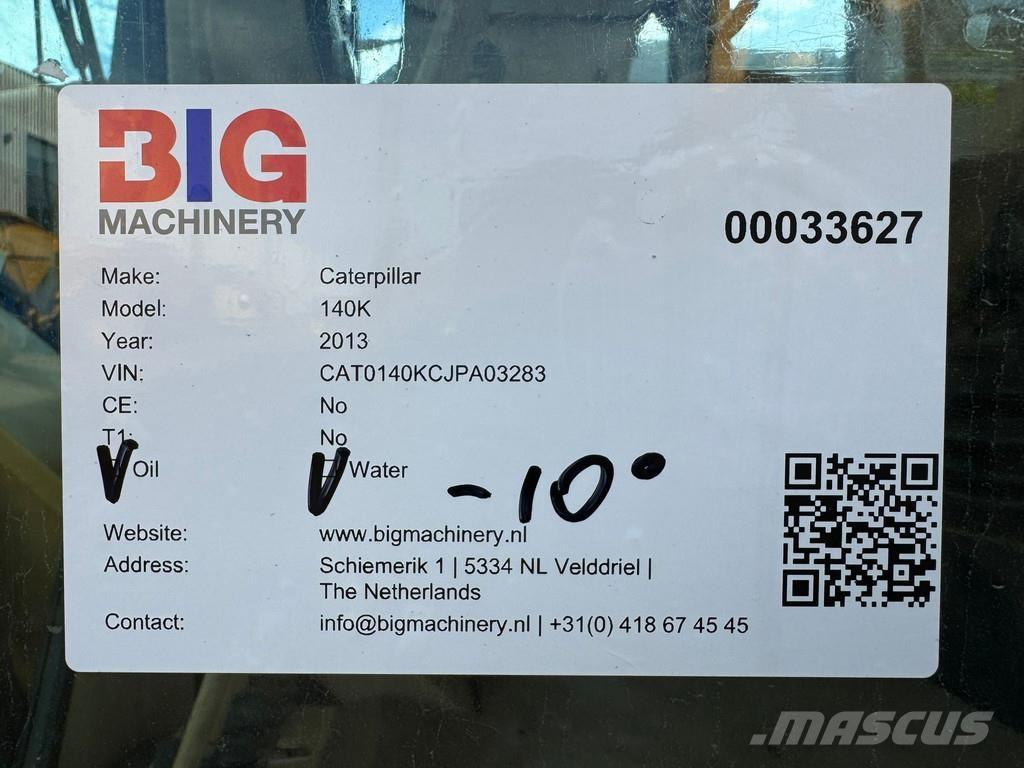 CAT 140K Greideriai