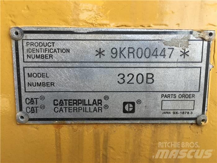 CAT 320 B Vikšriniai ekskavatoriai
