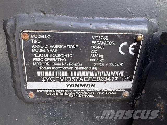 Yanmar Vio 57 Mini ekskavatoriai < 7 t