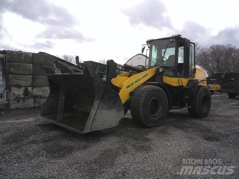 New Holland W 170 B Naudoti ratiniai krautuvai